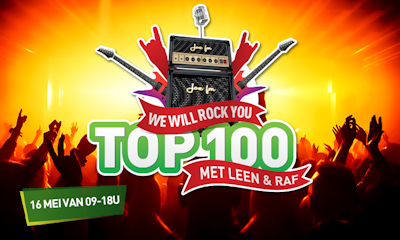 naar de JOE BE We Will Rock You Top 100