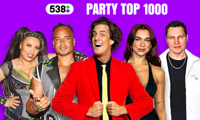 naar de Party Top 1000 van Radio 538