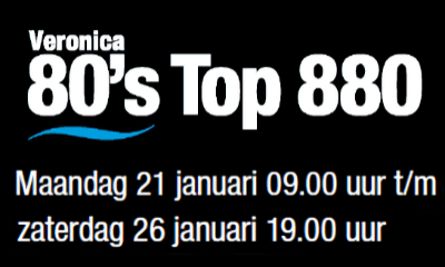 naar de 80's Top 880 van Radio Veronica